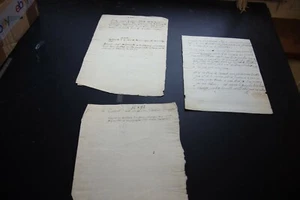3 Documents 1656 concerne Courte de Millone Lyon généalogie - Picture 1 of 2