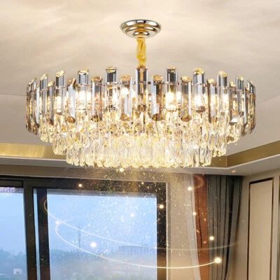 3/4/5-layer Contemporary Crystal Chandeliers Pendant Ceiling Light Dining Room - Image 1 of 4