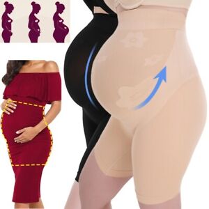 Maternity Shapewear Seamless High Waist Support Pregnancy Pants for Dresses UK