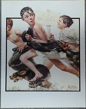 Norman Rockwell 1921 50 Favorites Poster 'No Swimming'