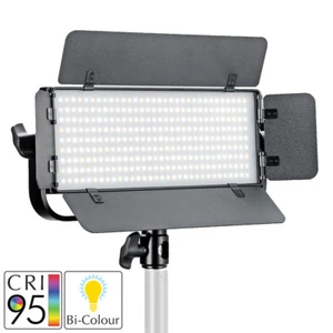 LED Bi-Colour Panel Tragbar Studio Dimmbar Hand Batteriebetrieben Beleuchtung - Bild 1 von 1