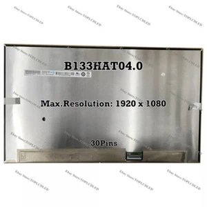 B133HAT04.0 13.3" FHD Laptop Screen LCD Panel Matrix 30Pins 60Hz 1920×1080 - Picture 1 of 1