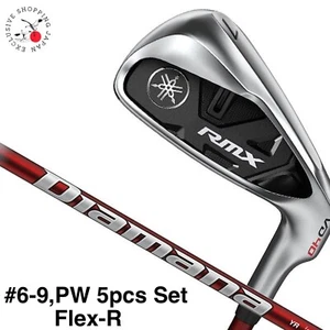 YAMAHA Golf Club RMX VD40 Iron 2022 #6-9, PW 5pcs Set R-Flex Diamana Graphite - Picture 1 of 9