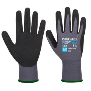 Portwest AP62 Dermiflex Aqua Nitrile Coating Liquid & Heavy Oil Repellent Gloves - Picture 1 of 6