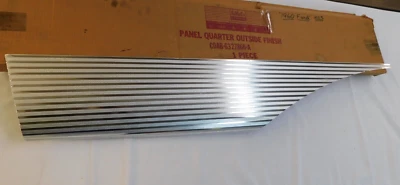 Новый из старых запасов оригинальный производитель Ford 1960 Galaxie Quarter отделочная панель молдинг для стиральной доски - Изображение 1 из 4