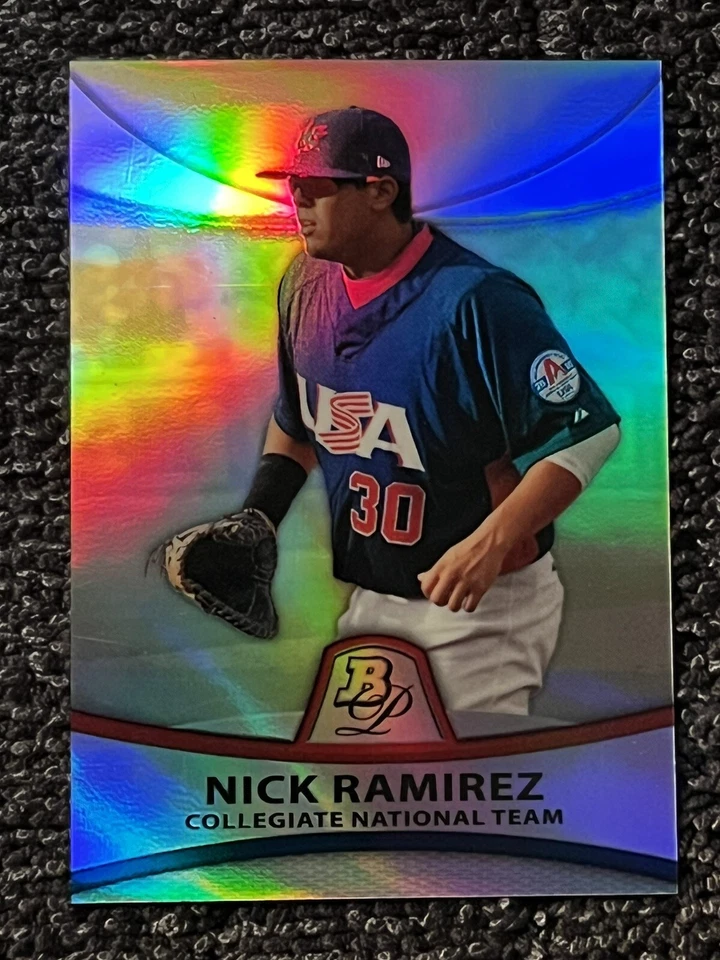 2010 bowman sterling refractor Nick Ramirez #PP45  (434/999) - Image 1 of 3