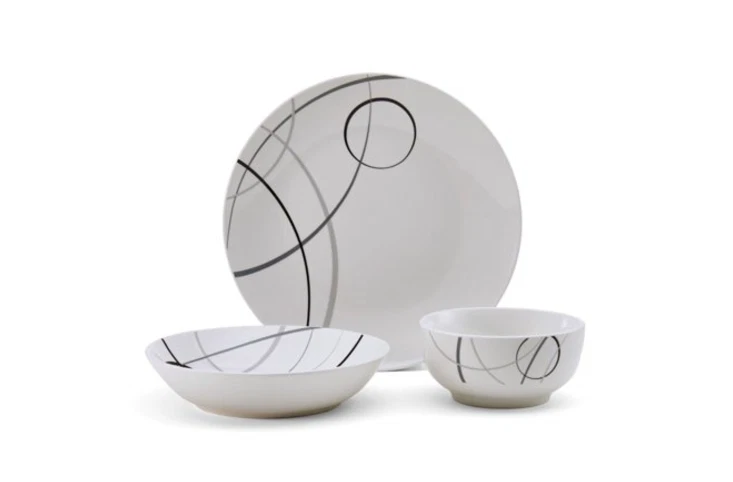 Studio Nova Circles 18 peças Conjunto de louça, serviço para 6, branco - Imagem 1 de 1