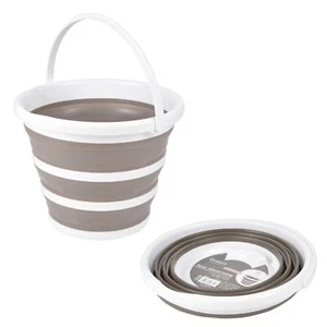 Faltbarer Eimer, 10 L, Silikon - Bild 1 von 13