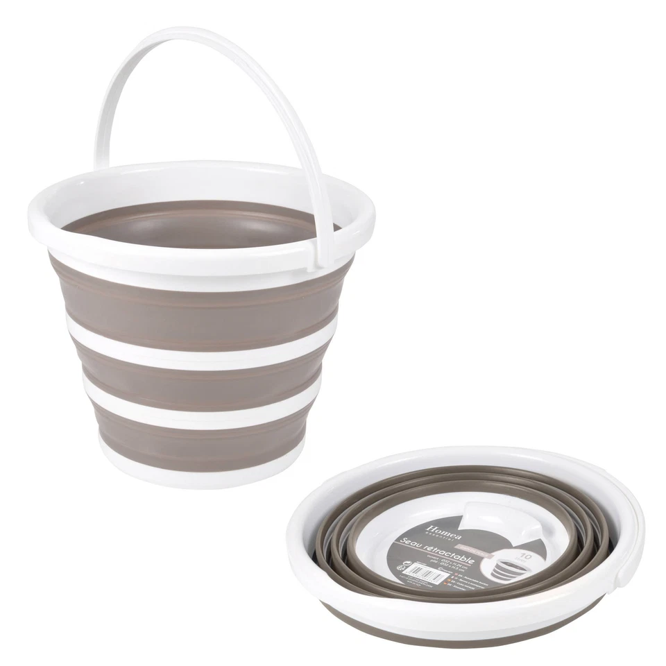 Faltbarer Eimer, 10 L, Silikon - Bild 1 von 1