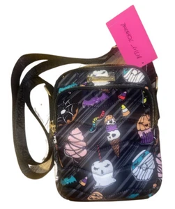 Betsey Johnson Quilted Nylon Crossbody Bag Purse HALLOWEEN Candy Treats NWT - Picture 1 of 2