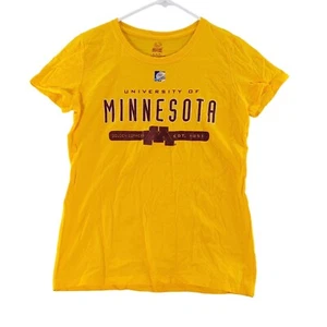 University of Minnesota Damen gelbes Kurzarm T-Shirt Gr. M - Bild 1 von 6