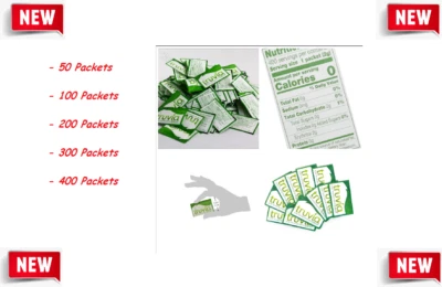 Truvia Natural Sweetener 50/100/200/400 Packets 2g per Pack Free Shipping Kosher