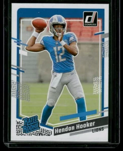 2023 Panini Donruss #329 Hendon Haken bewertet Rookie Detroit Lions - Bild 1 von 2