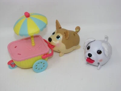 Spin Master Chubby Puppies MALTESE Husky with Ice Cream Cart INCOMPLETE Tested - Image 1 of 4