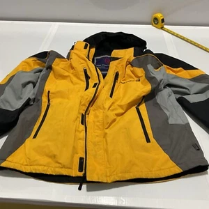 Free Country Men's FCXTREME Winter Jacket Size XL Yellow Gray - Picture 1 of 10