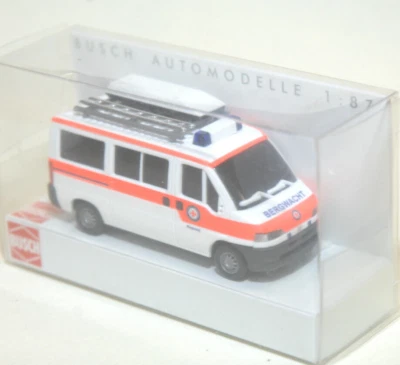 Busch 47335 Fiat Ducato Berkwacht Bayreuth HO 1:87 NUOVO - Immagine 1 di 2