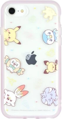 Funda Carcasa Gourmandise iPhone SE 8 7 4.7 IIIfit Transparente Pokemon POKE-802A Japón Foto 1 de 4