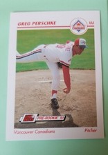 1991 Line Drive AAA #644 Greg Perschke - Vancouver Canadians 