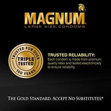 Trojan Magnum XL Large Size Lubricated Condoms (Pack of 12)