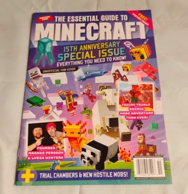 NEW The Essential Guide MINECRAFT 15th ANNIVERSARY SPECIAL ISSUE Magazine Poster - Image 1 of 4