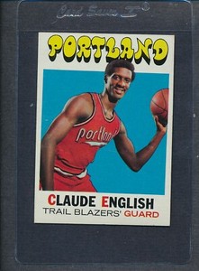 1971/72 Topps #046 Claude English Trailblazers EX/MT *1151