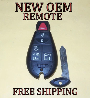 NEW OEM CHRYSLER TOWN & COUNTRY KEYLESS REMOTE FOB FOBIK IYZ-C01C 56046704 AE - Image 1 of 2