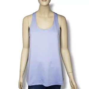 Camiseta sin mangas Pure Jill Fit espalda deportiva para mujer azul medio pulóver cuello redondo - Imagen 1 de 8