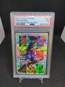 2003 Mundicromo Las Fichas De La Liga El Crack #161 Ronaldinho PSA 7 LOW POP - Bild 1 von 2
