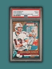 2022 Donruss #AT11 Dan Marino All-Time Gridiron Kings Studio Series  /100 PSA 9
