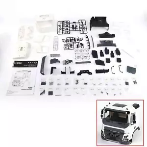 DoubleE FMX Plastic Cabin Shell Kits for 1/14 RC Dump Truck Tractor Vehicle DIY - Picture 1 of 4