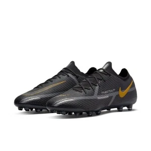 Men's Size 5.5 Nike Phantom GT2 Elite FG Black Metallic Grey CZ9890 007 Womens 7 - Picture 1 of 15