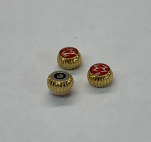 New 4.95mm Yellow Color Water Proof Ladies Michele Watch Crown - Picture 1 of 2