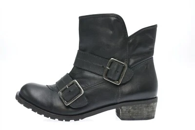 Mujer ANDRE ASSOUS Botas Cortas Impermeables Cuero Negro Talla. 41 M! $180 Foto 1 de 4