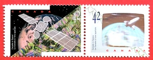 Canada Stamp #1442a (1441,1442) "Canada in Space" MNH 1992 - Picture 1 of 1