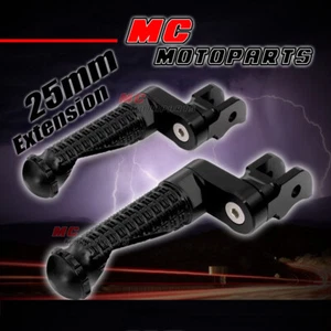Clavijas de pie rebajadoras MPRO negras Front Rider 25 mm para XSR 700 16 17 18 19 20 - Imagen 1 de 5