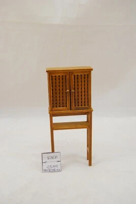 Bonaire Bath Space Saver - T6809 bathroom cabinet miniature dollhouse 1/12 scale - Image 1 of 4