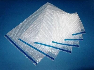 Clear Self Seal Bubble Bags 380mm x 410mm + 30mm Lip x 1 Bag - Picture 1 of 3