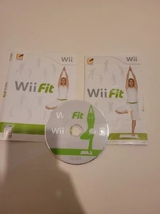 Wii Fit (Nintendo Wii, 2008) - DISC + Manual + cover ONLY #R - Picture 1 of 3