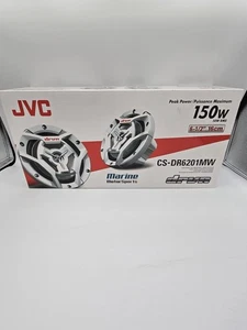 JVC Boat Speakers 6.5" 150w CS-DR6201MV Marine Motor Sports 50w RMS Peak Power - Picture 1 of 8