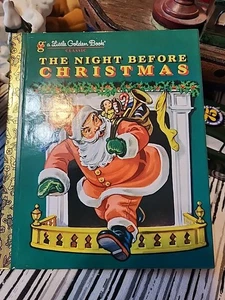 Night Before Christmas & Biggest MB CHRISTMAS Tree Little Golden Books 2 Pc Lot - Bild 1 von 10