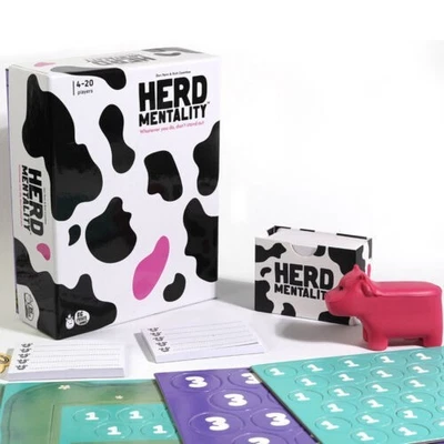 Herd Mentality: The Udderly Addictive Kids Family Board Game 6 Players Age 10+ - Image 1 of 4