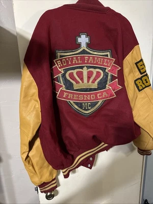 Chaqueta Mc Letterman vintage de la familia real hecha por Olivia’s Letterman’s 3X Foto 1 de 4