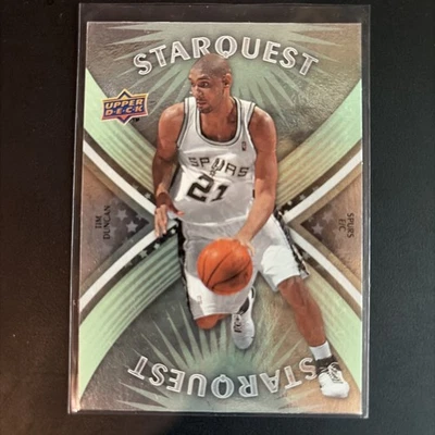 2008-09 Upper Deck First Edition - Starquest Tim Duncan #SQ-8 Green - Image 1 of 2