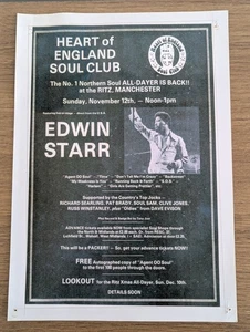 Ritz Manchester - Edwin Starr Northern Soul - Picture 1 of 1