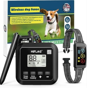Latest 2025 AI Tech Rechargeable Wireless Electric Dog Fence System. FREE S&H - Picture 1 of 6