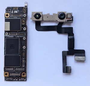 MOTHERBOARD + FRONT CAMERA FOR iPhone 11 - UNLOCKED iCLOUD - /!\ NO FACE ID /!\ - Photo 1 sur 4