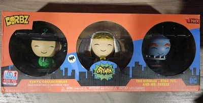 Paquete de 3 Dorbz: Riddler / King Tut / MR FREEZE 2017 exclusivo con nuevo en caja Foto 1 de 3