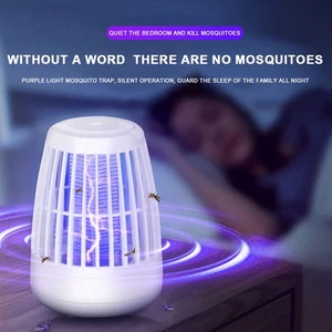 2 in1 USB Mosquito Killer Lamp Electric Fly Catcher Ultraviolet & Lighting Lamp - Picture 1 of 10