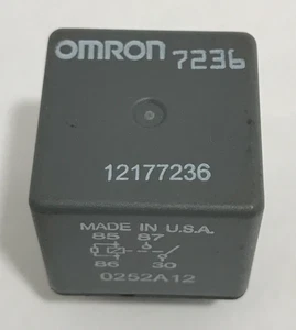 NEW OEM Omron 4 Pins GM Fan Relay 12177236 OEM 7236 - Picture 1 of 4