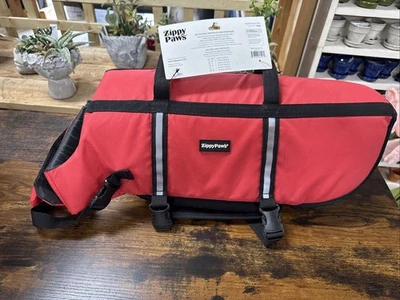Zippy Paws Adventure Life Jacket For Dogs Size Large, Red - Image 1 of 3